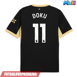 Lacne Muži Futbalové dres Manchester City Jeremy Doku #11 2026-27 Krátky Rukáv - Preč
